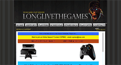 Desktop Screenshot of longlivethegames.com